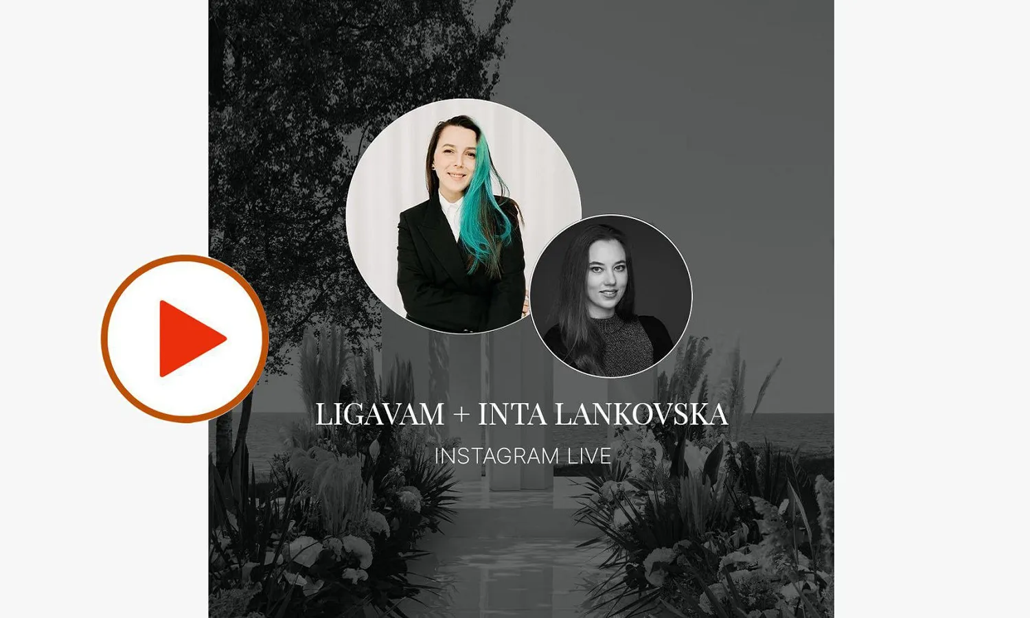 Līgavām un Inta Photography Instagram live saruna