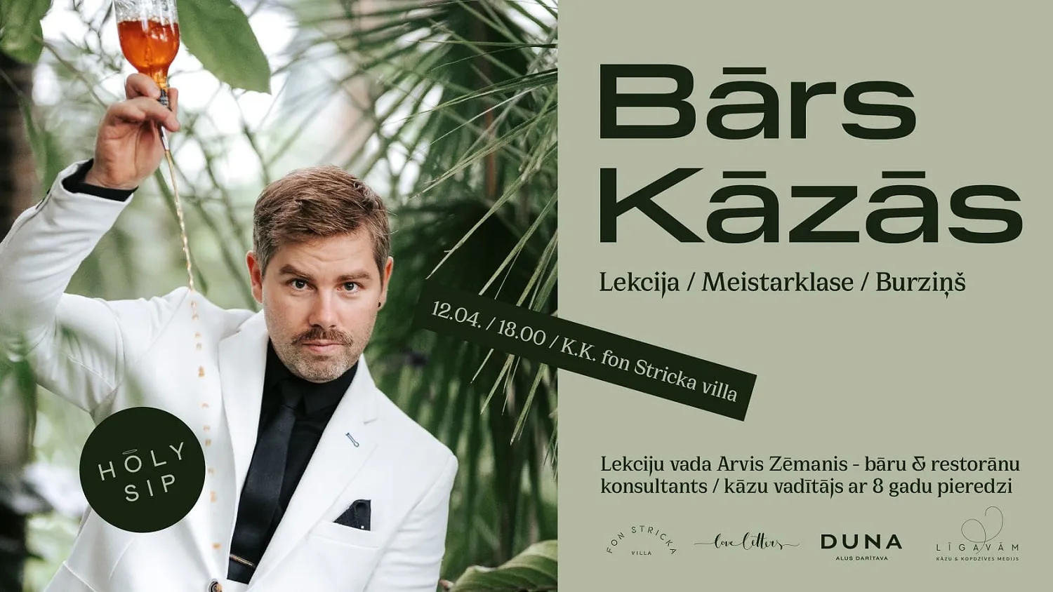 Aicinām uz meistarklasi “Bārs kāzās”