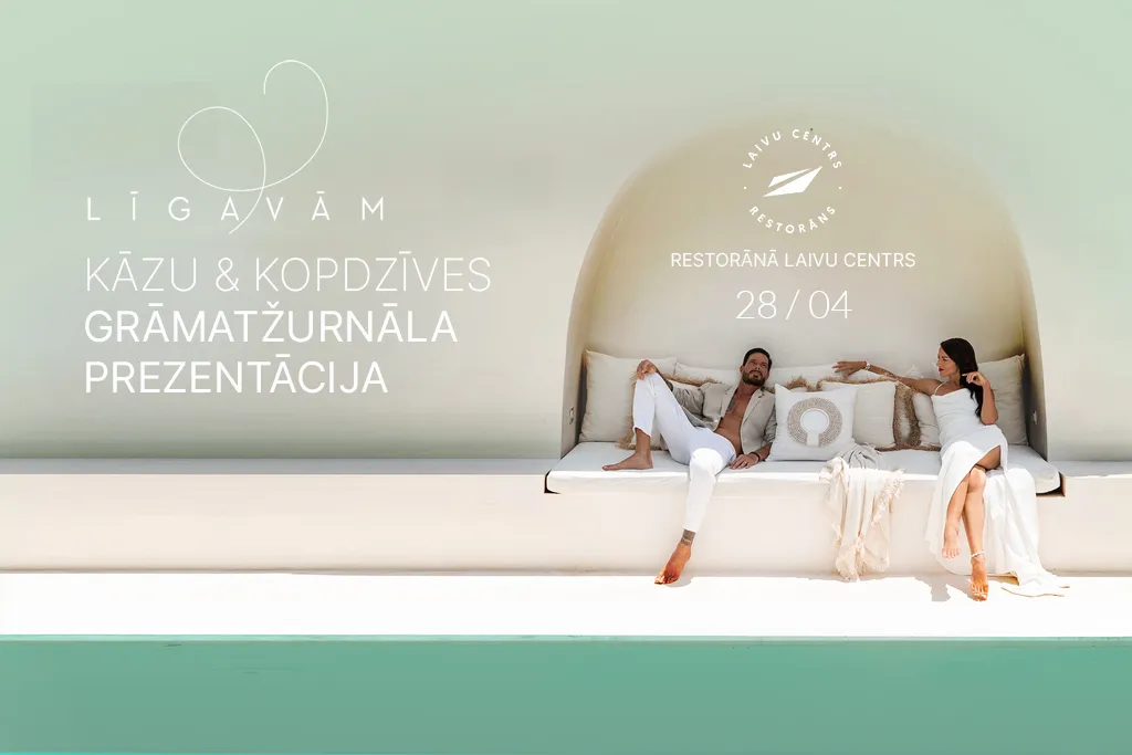 Ielūgums uz kāzu & kopdzīves grāmatžurnāla prezentāciju