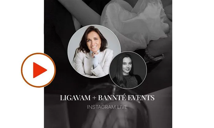 Līgavām un Bannté Events Instagram Live saruna