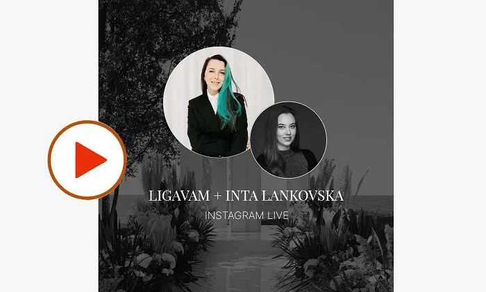 Līgavām un Inta Photography Instagram live saruna