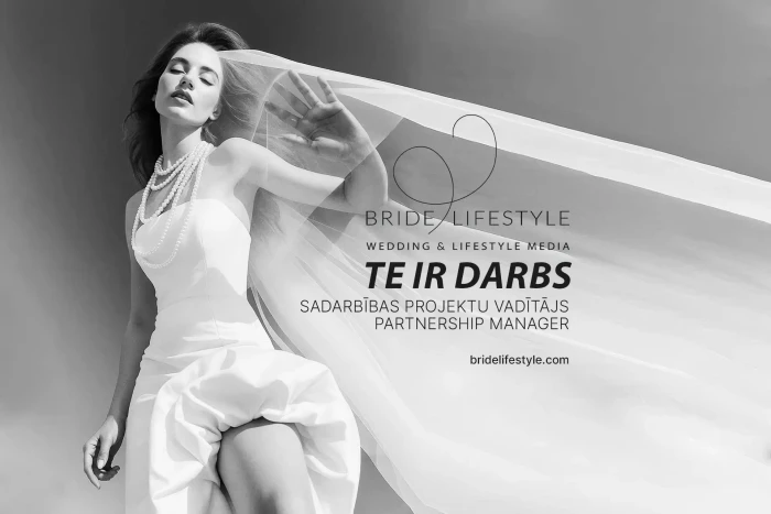 Aicinām komandā sadarbības projektu vadītāju bridelifestyle.com