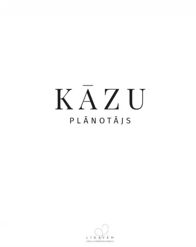 LIGAVAM Kāzu Plānotājs - Balts