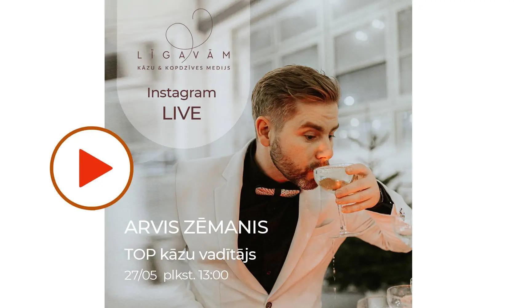 INSTAGRAM LIVE ATSKATS – TOP KĀZU VADĪTĀJS ARVIS ZĒMANIS
