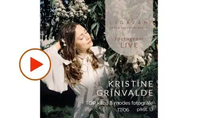TOP KĀZU & MODES FOTOGRĀFE KRISTĪNE GRĪNVALDE – INSTAGRAM LIVE ATSKATS