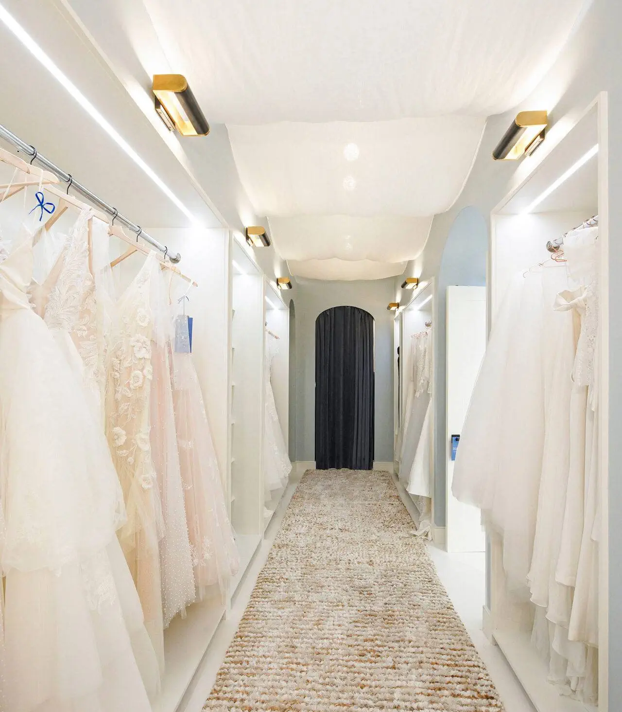 Mandatory Credit: Photo by George Chinsee View of the closet Floravere bridal concept store, New York, USA - 02 May 2019 The Floravere dream closet was inspired by Carrie Bradshaw, Sara Jessica Parker's fashion and shoe-loving character on 'Sex and the City'