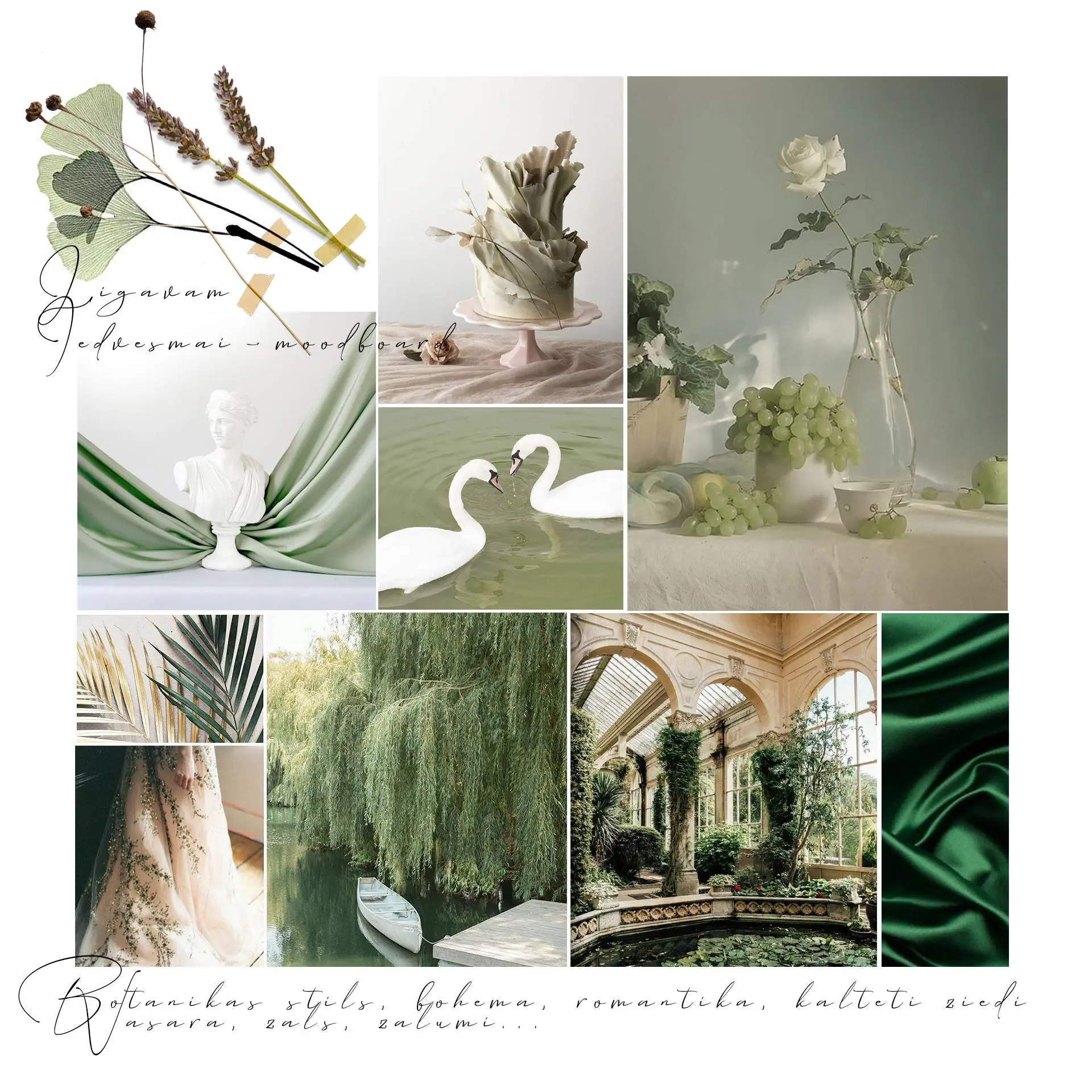 KĀZU MOODBOARD JEB IEDVESMAS PLANŠETE